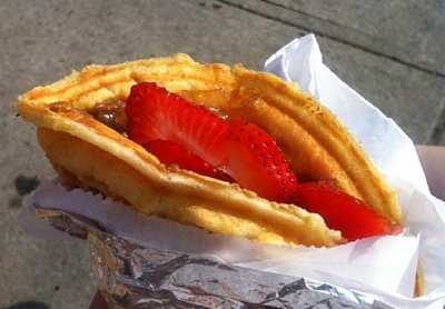 strawberry-waffle-taco